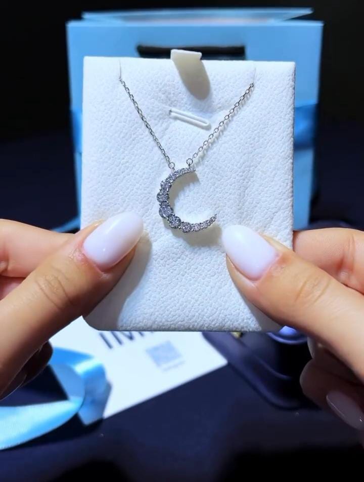 Adoreble Moon Neclace🌟🩵